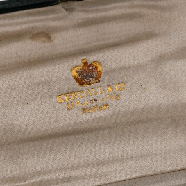 20th Century English Silver & Enamel Desk Accessory Set, 1912 , Set of 3 For Sale - Image 9 of 18