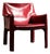 Vintage Cab 414 Chair in Leather by Mario Bellini for Cassina, 1982 For Sale