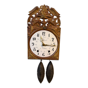 19th C. French Morbier Clock or Comtoise Movement
