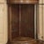 Chestnut 19th Century French Henri II Neoclassical Corner Vitrine With Curved Glass Door For Sale - Image 8 of 18