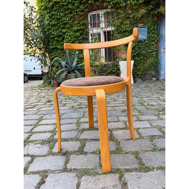 2000 - 2009 Armchair Series 8000 in Brown and Upholstered Beech by Thygesen & Sørensen for Magnus Olesen For Sale - Image 5 of 11