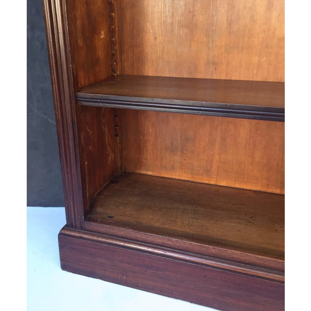 English Open Bookcase of Mahogany For Sale - Image 9 of 12