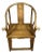 Ming Style Armchair in Natural Wood For Sale