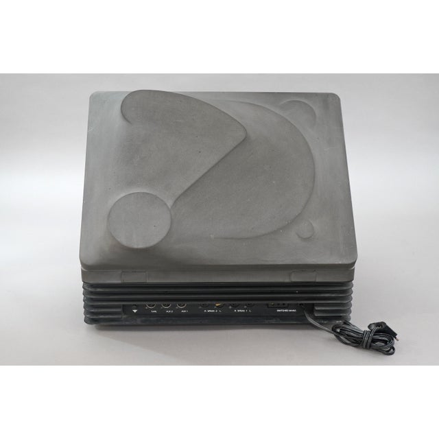Black Concept 101 Turntable and DA 101 Speakers by Marco Zanuso, Roberto Lucci and Paolo Orlandini for Brionvega, 1974, Set of 3 For Sale - Image 8 of 18