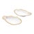 Gold Vintage White Porcelain Saucieres by Richard Ginori, Italy, 1950s, Set of 2 For Sale - Image 8 of 8