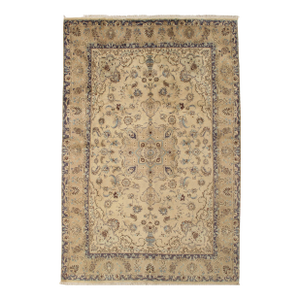 Antique Persian Mashad Rug 6'5" X 9'7"
