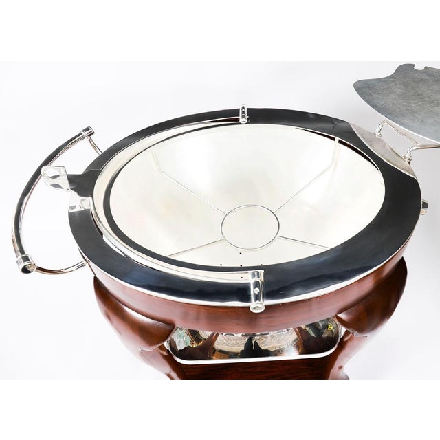 Antique Art Deco Drakes Silver Plated Beef Carving Trolley, 1930s For Sale - Image 12 of 18