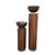 From luxury home décor brand Global Views, this set of two substantial pillar candle holders blends warm mango wood with...