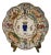 Decorated Ceramic Plate from Capodimonte, 19th-20th Century For Sale