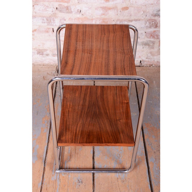 Bauhaus Bedside Tables by M. Breuer for Thonet, Germany, 1920s, Set of 2 For Sale - Image 9 of 16