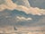 Andrew Giranella (1947-), Connecticut, Vintage Minimalistic Seascape Sailing Acrylic Painting on Stretched Canvas,...