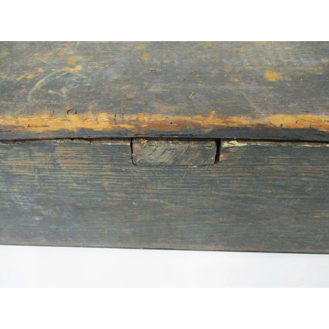 Wood Folk Art Antique Snow, Ice Toboggan Sled For Sale - Image 7 of 18