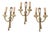 Brass Double-Arm Wall Sconces with Rope and Tassel Motif, 1950s, Set of 3 For Sale