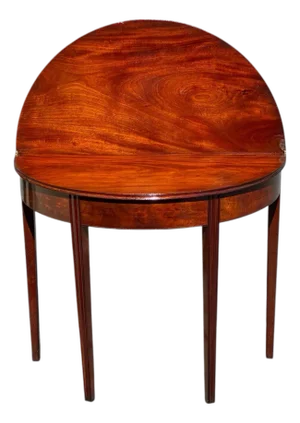 Antique Hepplewhite Mahogany Card Table / Console Table