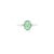 Not Yet Made - Made To Order Genuine Oval Cut Emerald Solitaire Ring With Diamond in 14k White Gold For Sale - Image 5 of 13