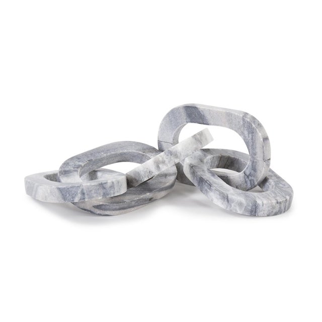 2020s Makrana Gray Marble Chain For Sale - Image 5 of 10