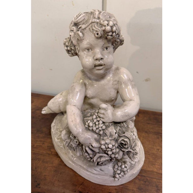 Lebrun, Putti in Glazed Terracotta, 1800s, Ceramic For Sale - Image 4 of 10
