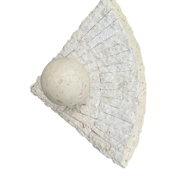 Postmodern Vintage Tessellated Stone and Ball Coffee Table For Sale - Image 3 of 6