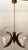 Here is a stunning 3-light chandelier from the mid-century in the Stilnovo, Italian style featuring a combination of...