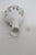 White Ceramic Rounded Tapered Bud Vase With Colorful Floral Garden Motif #5116b For Sale In Miami - Image 6 of 12