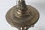 1990s Rembrandt Style Brass Lamp Rams Heads Details For Sale - Image 10 of 11