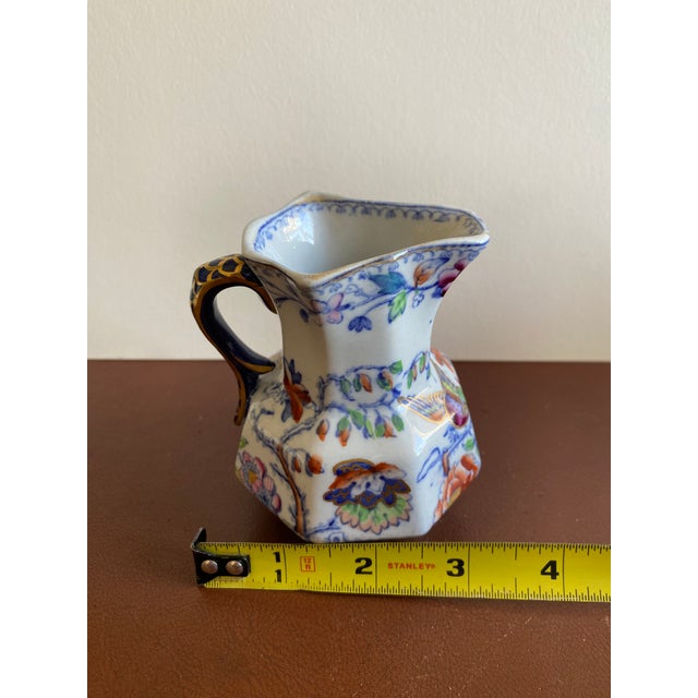 Two Early 19th Century Mason's Patent Ironstone China Pitchers Hydra Handles For Sale - Image 11 of 13