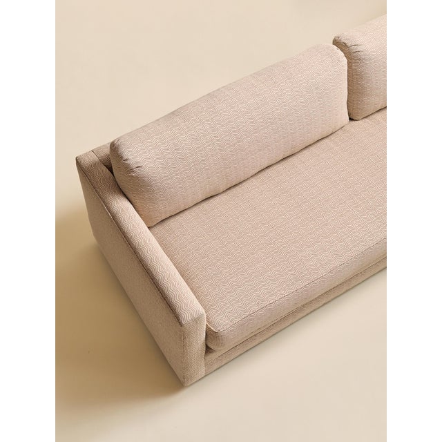 The 1970s Newly Upholstered Wave Sofa For Sale - Image 9 of 11