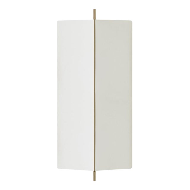 3T09 Bronze Structure and Ivory Fabric Wall Lamp by Neri & Hu for Cassina For Sale