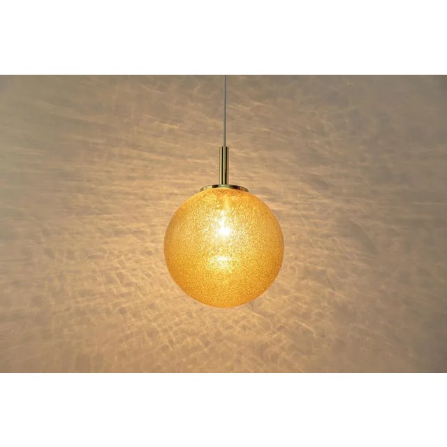 Murano Ball Pendant Light by Doria, Germany, 1970s For Sale - Image 10 of 14