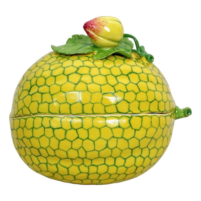 Large Trompe l'Oeil Box "Melon Charentais" - Didier Gardillou For Sale