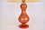 Barovier & Toso Mid Century Modern Murano Glass Table Lamp Ruby Red and Gold | Barovier and Toso Italian Accent Light Vintage Hollywood Regency Maximalist 1950s For Sale - Image 4 of 9