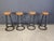 Brutalist Chain Link Bar Stools, 1970s, Set of 4 For Sale - Image 10 of 11