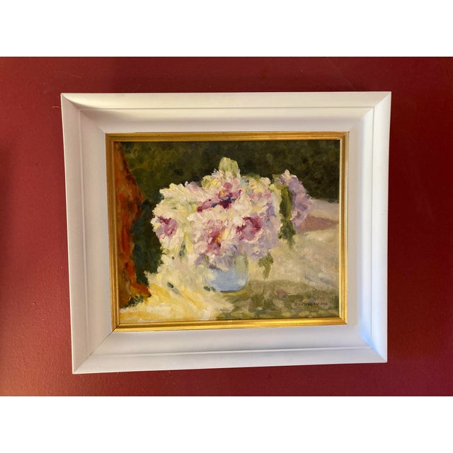 2010s Impressionist Style Floral Painting For Sale - Image 5 of 5