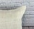 Turkish 20 x 20 Hemp Pillow Turkish Cushion Natural Grayish White Pillow Cushion Cover For Sale - Image 3 of 4