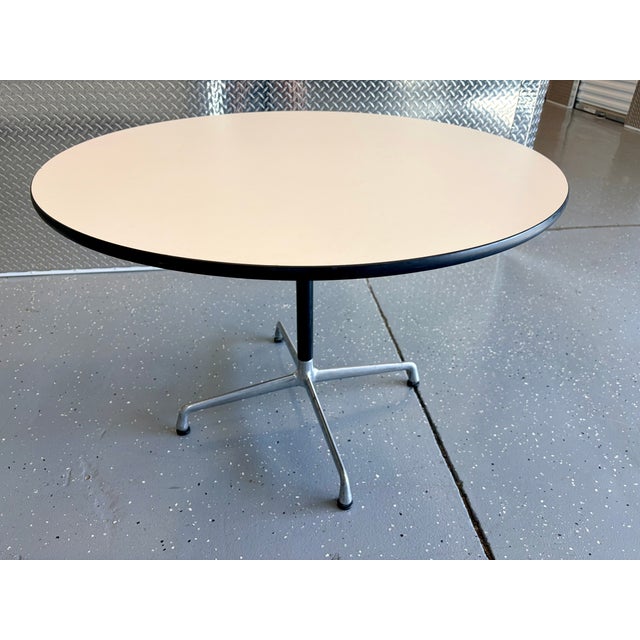 This is an Occasional Table, originally designed by Ray and Charles Eames in 1958. This particular example was produced by...
