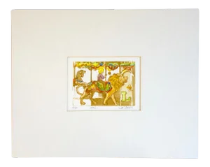 1990s L Is for “Lion” - Etching by Marilyn Davis -