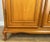 Wood Vintage French Louis XVI Style Carved 3-Door Armoire For Sale - Image 7 of 12