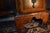 Brown Walnut Kneehole Dressing Table or Desk For Sale - Image 8 of 12