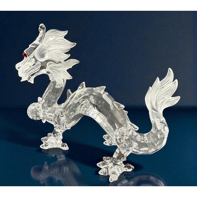 1990s Swarovski Crystal Dragon by Gabrielle Stamey, 1997 For Sale - Image 5 of 10