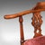 Brown Antique Corner Armchair, English, Dressing Seat, Georgian Revival, Edwardian For Sale - Image 8 of 12