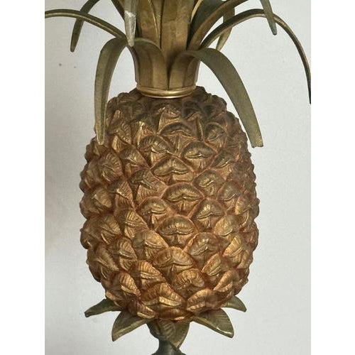 Vintage Pineapple Table Lamp For Sale - Image 3 of 9