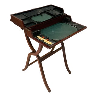 George III Butler's Tray with Folding Stand, Set of 2 For Sale