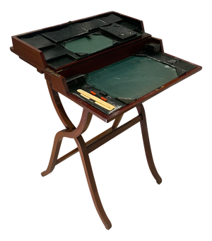 George III Butler's Tray with Folding Stand, Set of 2