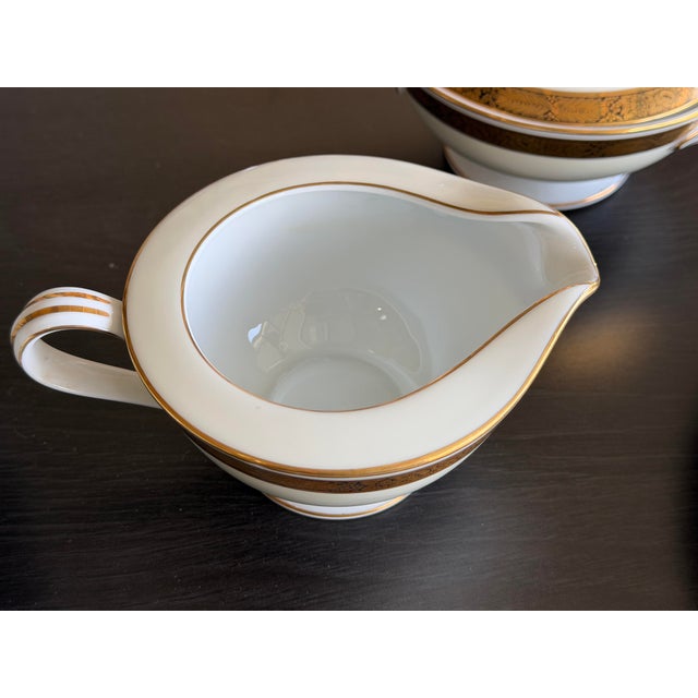 Noritake 1950's Noritake Goldkin China Set - 91pcs For Sale - Image 4 of 12