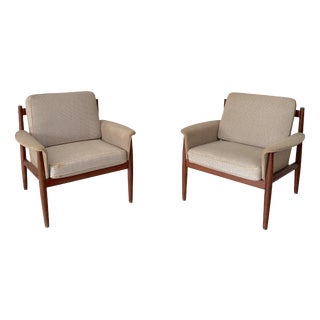 Model 118 Armchairs by Grete Jalk for France & Son, 1960s, Set of 2 For Sale