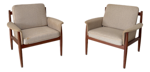 Model 118 Armchairs by Grete Jalk for France & Son, 1960s, Set of 2