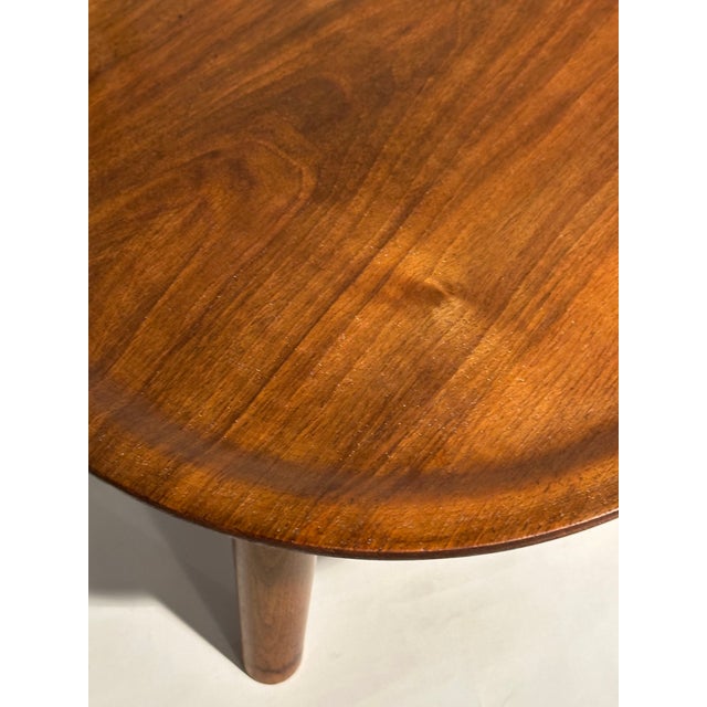 Danish modern two-tier drinks table, designed by Edmund Jørgensen. This is an authentic example of Scandinavian design...