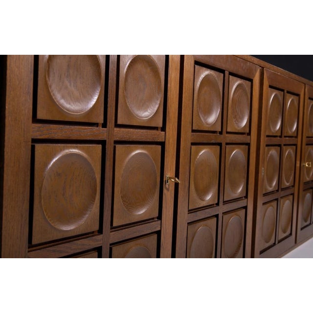 Vintage Brutalist Sideboard by Gerhard Bartels, 1970s For Sale - Image 6 of 9