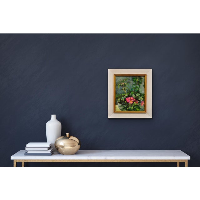 Diana Maxwell Armfield, Pink Primulas & Pot Plants Still Life, Oil Painting, 1970s For Sale - Image 16 of 18