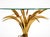 Mid-Century Gilded Floral Side Table with Glass Top by Hans Kögl, 1960s For Sale - Image 9 of 18